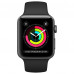 Смарт-часы Apple Watch Series 3 42mm Space Grey with Black Sport Band (MTF32RU/A)