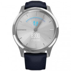 Спортивные наручные часы Garmin Vivomove luxe Silver/Navy