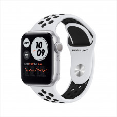 Смарт-часы Apple Watch Nike Series 6 40mm Silver, Platin/Black Nike Sport Band (M00T3RU/A)