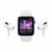 Смарт-часы Apple Watch Nike SE 44mm Silver, Pure Platin/Black Nike Sport Band (MYYH2RU/A)