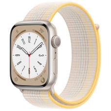 Смарт-часы Apple Watch Series 8 45 мм Aluminium Case, Starlight with sport loop