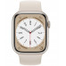 Смарт-часы Apple Watch Series 8 (41mm) Starlight Aluminium case, sport band S\M