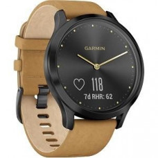 Garmin Умные часы Garmine Vivomove HR Premium Onyx Black with Tan Suede Band 010-01850-10
