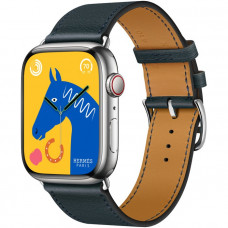 Умные часы Apple Watch Hermes 8 Series GPS + Cellular 41mm Silver Stainless Steel Case wit