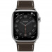 Умные часы Apple Watch Hermes 8 Series GPS + Cellular 45mm Silver Stainless Steel Case wit