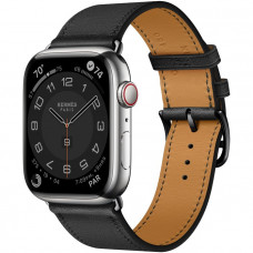 Умные часы Apple Watch Hermes 8 Series GPS + Cellular 45mm Silver Stainless Steel Case wit