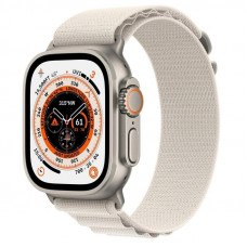 Смарт - часы Apple Watch Ultra GPS + Cellular 49мм Titanium Case with Starlight Alpine - S