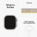 Apple Watch Ultra GPS + Cellular 49mm Titanium Case with Yellow/Beige Trail Loop - S/M (MN
