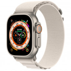 Смарт - часы apple Watch Ultra GPS + Cellular 49mm Titanium Case with Starlight Alpine L