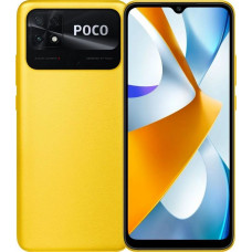Смартфон Xiaomi POCO C40 RU, 6.71'', IPS, 3 Гб, 32 Гб, 13 Мп, 5 Мп, 6000 мАч, IP52, желтый