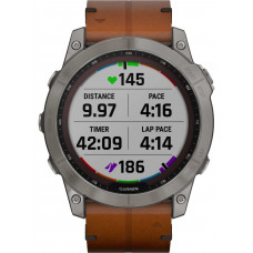 Спортивные титановые наручные часы Garmin Fenix 7X 010-02541-19