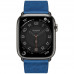 Смарт-часы Apple Watch Hermes Series 8 GPS + Cellular (45mm) Black/Blue de France