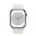 Смарт-часы Apple Watch Series 8 А2770 41mm Aluminium Case with silver-white sport band S-M