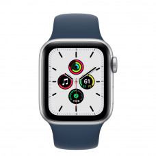 Смарт-часы Apple Watch SE 2 40 мм silver aluminum case abyss blue sport band