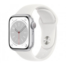 Часы Apple Watch Series 8 GPS 45mm Silver Aluminum Case/White Sport Band
