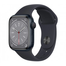 Часы Apple Watch Series 8 GPS 41mm Midnight Aluminum Case/Midnight Sport Band (MNP53)