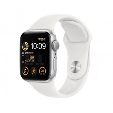 Часы Apple Watch SE GPS 40mm (Gen 2) Silver Aluminium Case/White Sport Band