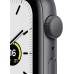 Смарт-часы Apple Watch SE A2352 GPS 44 мм корпус из алюминия SM ремешок чёрный тёмная ночь