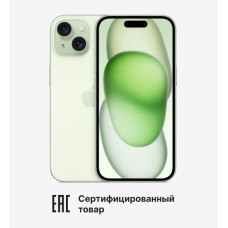 Смартфон Apple iPhone 15 128 Гб nano-SIM + eSIM Green