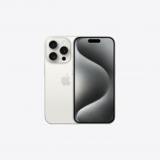 Смартфон Apple iPhone 15 Pro 128 Гб, nano-SIM + eSIM, White Titanium