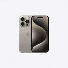 Смартфон Apple iPhone 15 Pro 256 Гб, nano-SIM + eSIM, Natural Titanium