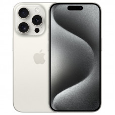Смартфон Apple iPhone 15 Pro 256 Гб, nano-SIM + eSIM, White Titanium