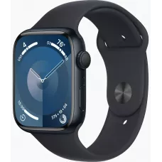 Смарт-часы Apple Watch Series 9 45 мм темная ночь M, L спортивный ремешок