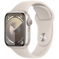 Смарт-часы Apple Watch Series 9 45 мм сияющая звезда M-L спортивный ремешок MR973ZP/A