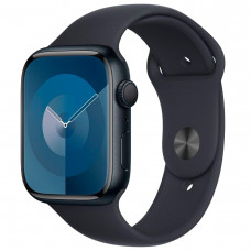 Смарт-часы Apple Watch S9 GPS 45mm Midnight Aluminium Case with Midnight Sport Band M/L