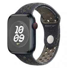 Смарт-часы Apple Watch S9 45mm Midnight Aluminium Sky Nike Sport M/L (MR9L3)