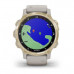 Часы Garmin Descent Mk2s светло-золотистый корпус со светло-песочным силиконовым ремешком